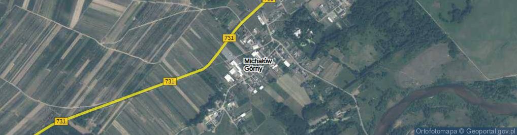 Zdjęcie satelitarne Michałów Górny ul.